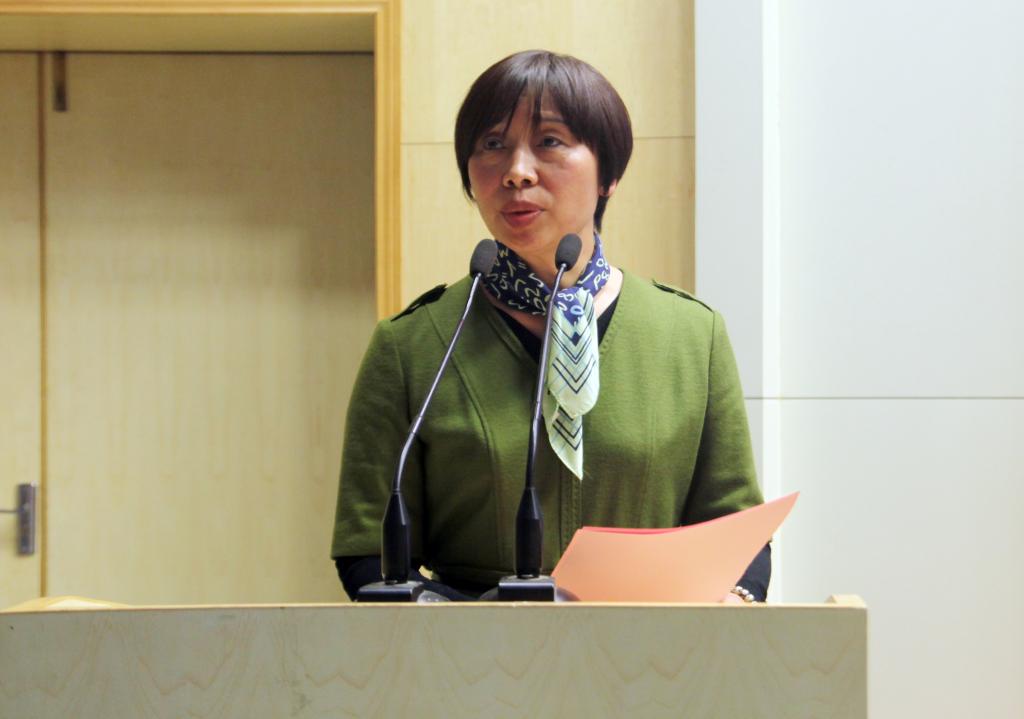 院长张晓云致欢迎词